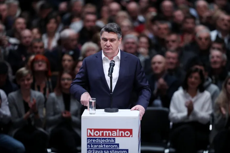 Veliki predizborni skup Zorana Milanovića u Zagrebu