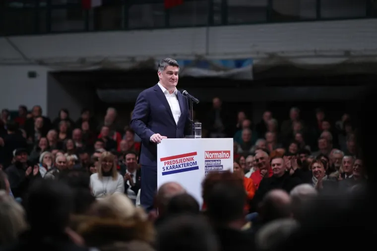 Veliki predizborni skup Zorana Milanovića u Zagrebu