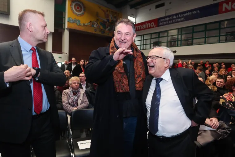 Veliki predizborni skup Zorana Milanovića u Zagrebu