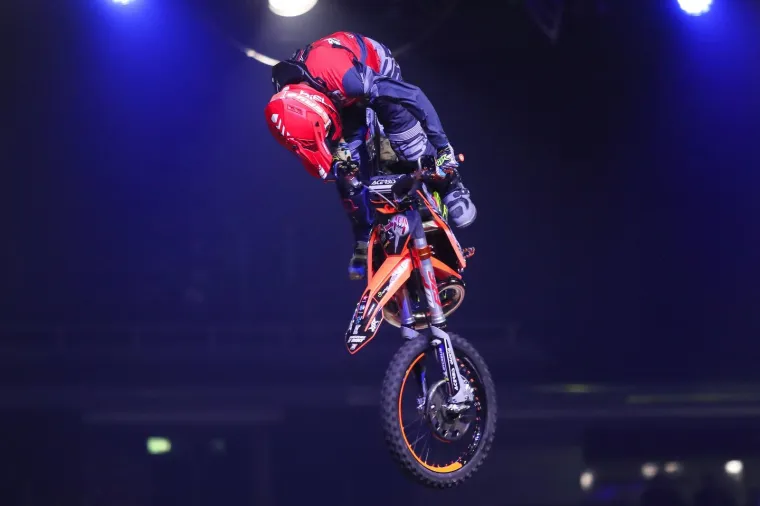 Jedan od najvećih svjetskih freestyle događaja "Masters of dirt", održan je u subotu u Areni Zagreb. Foto: Luka Stanzl/PIXSELL