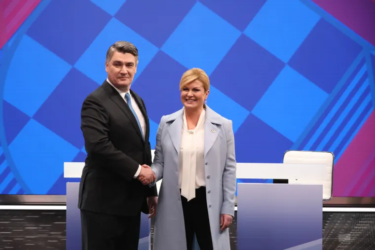 Debata na RTL-u: Milanović i Grabar-Kitarović kurtoazno izmijenili pozdrave, a onda je krenula paljba
