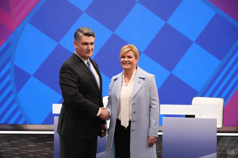 Debata na RTL-u: Milanović i Grabar-Kitarović kurtoazno izmijenili pozdrave, a onda je krenula paljba