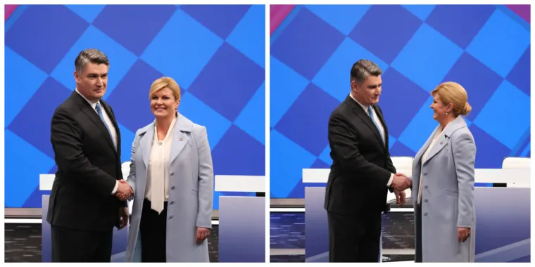Debata na RTL-u: Milanović i Grabar-Kitarović kurtoazno izmijenili pozdrave, a onda je krenula paljba