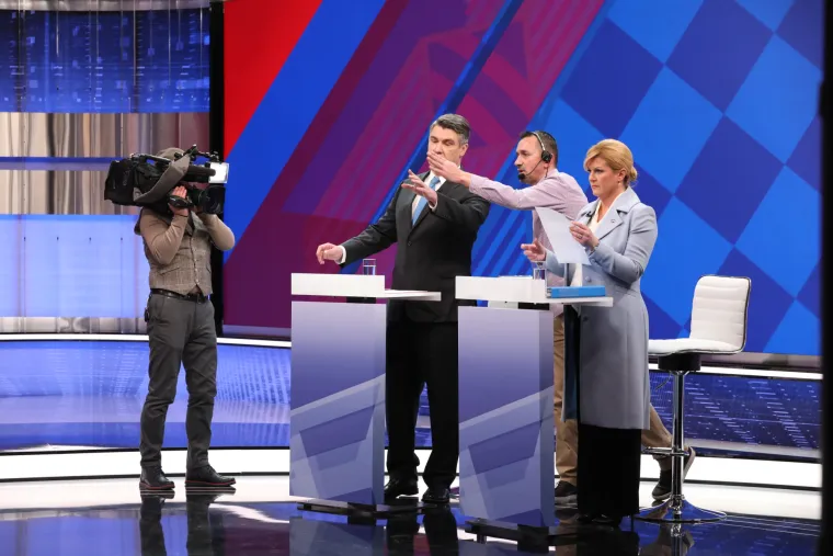 Debata na RTL-u: Milanović i Grabar-Kitarović kurtoazno izmijenili pozdrave, a onda je krenula paljba