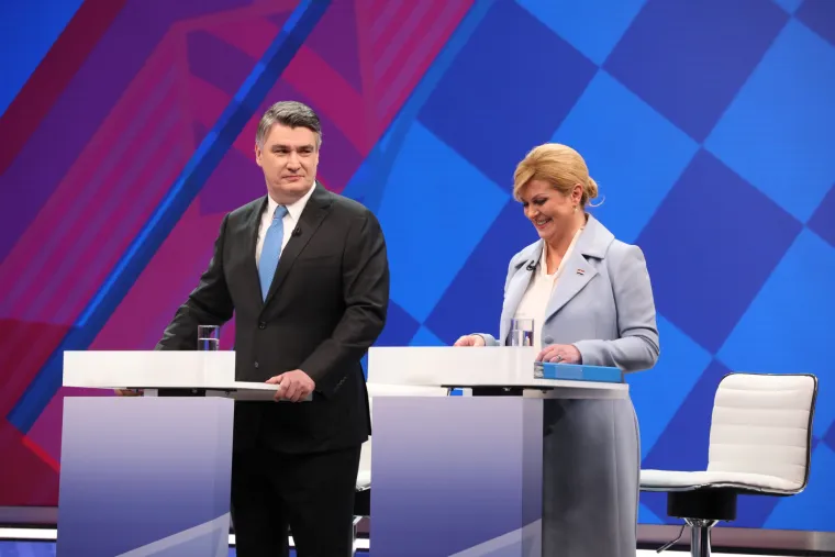 Debata na RTL-u: Milanović i Grabar-Kitarović kurtoazno izmijenili pozdrave, a onda je krenula paljba