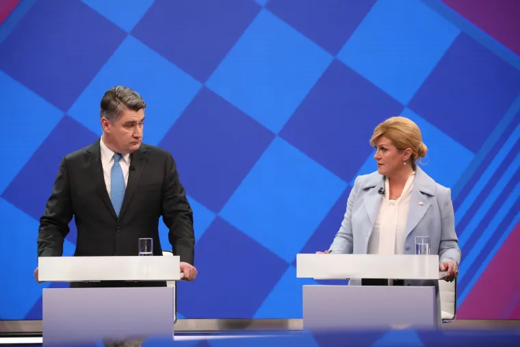Debata na RTL-u: Milanović i Grabar-Kitarović kurtoazno izmijenili pozdrave, a onda je krenula paljba