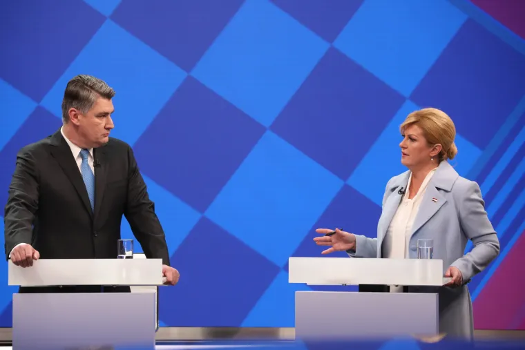 Debata na RTL-u: Milanović i Grabar-Kitarović kurtoazno izmijenili pozdrave, a onda je krenula paljba