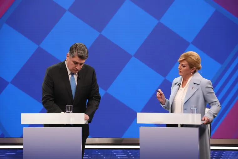 Debata na RTL-u: Milanović i Grabar-Kitarović kurtoazno izmijenili pozdrave, a onda je krenula paljba