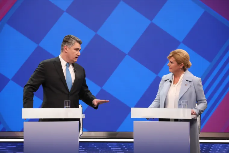 Debata na RTL-u: Milanović i Grabar-Kitarović kurtoazno izmijenili pozdrave, a onda je krenula paljba