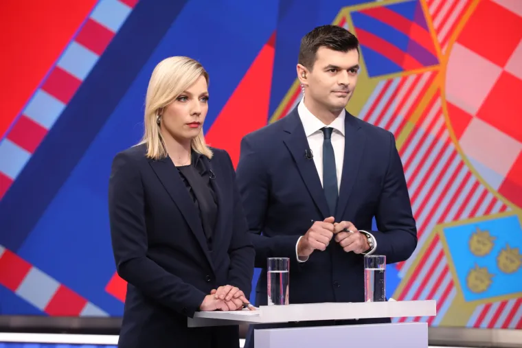 Debata na RTL-u: Milanović i Grabar-Kitarović kurtoazno izmijenili pozdrave, a onda je krenula paljba