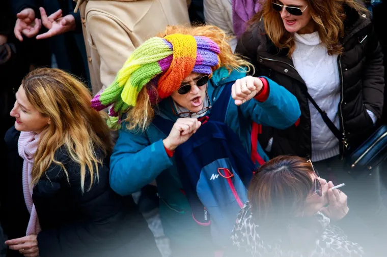 Splićani odradili generalnu probu! Pogledajte kako su proslavili doček Nove godine u 15 sati