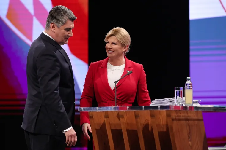DRUGA PREDSJEDNIČKA DEBATA: Kolinda Grabar Kitarović i Zoran Milanović žestoko se sučelili na HRT-u