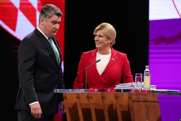 DRUGA PREDSJEDNIČKA DEBATA: Kolinda Grabar Kitarović i Zoran Milanović žestoko se sučelili na HRT-u