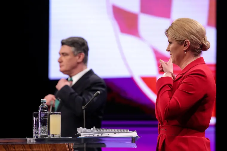 DRUGA PREDSJEDNIČKA DEBATA: Kolinda Grabar Kitarović i Zoran Milanović žestoko se sučelili na HRT-u