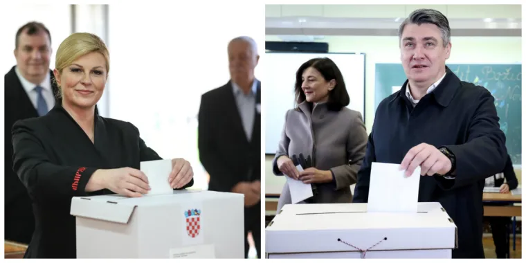 Tko će stolovati na Pantovčaku? Kolinda Grabar Kitarović i Zoran Milanović glasali su i sada čekaju konačnu odluku
