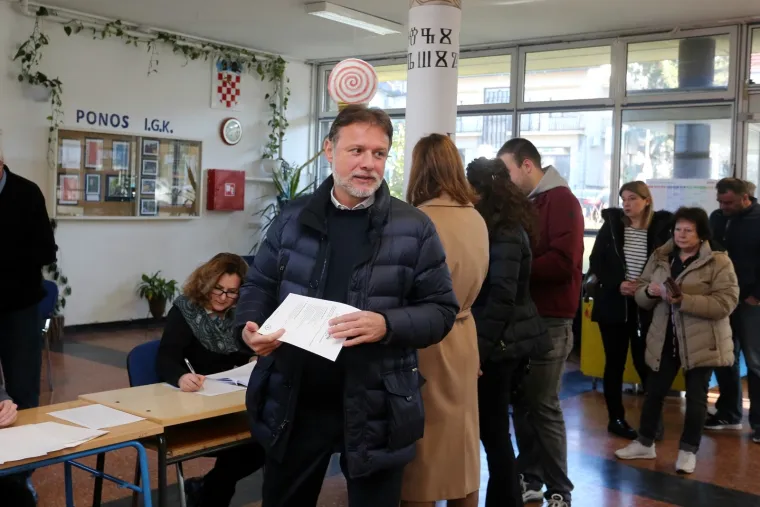 Predsjednik Hrvatskoga sabora, Gordan Jandroković, glasao je na izborima za predsjednika Republike Hrvatske