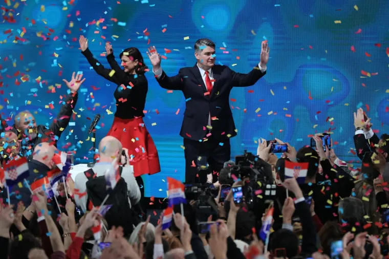 ZORAN MILANOVIĆ NOVI JE HRVATSKI PREDSJEDNIK: U stožeru vlada euforija, svi čekaju pobjednika