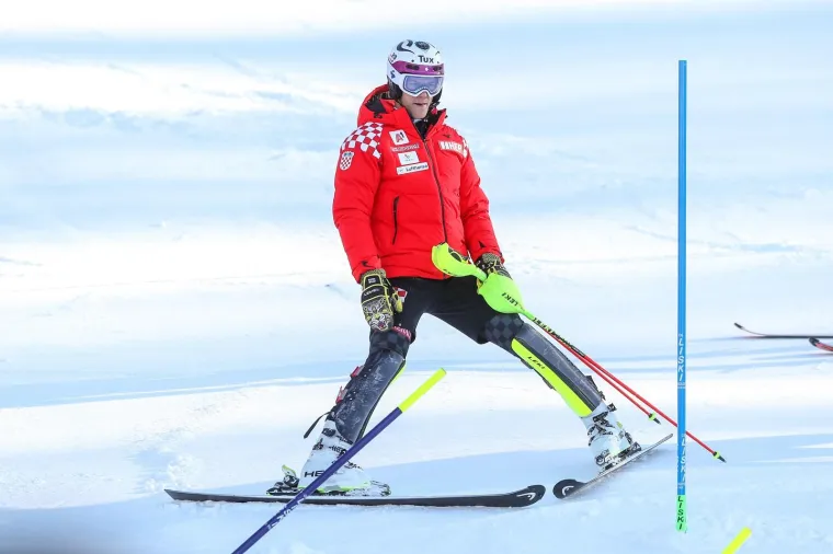 Muški slalom Audi FIS Svjetskog skijaškog kupa Snow Queen Trophy. 
Photo: Luka Stanzl/PIXSELL