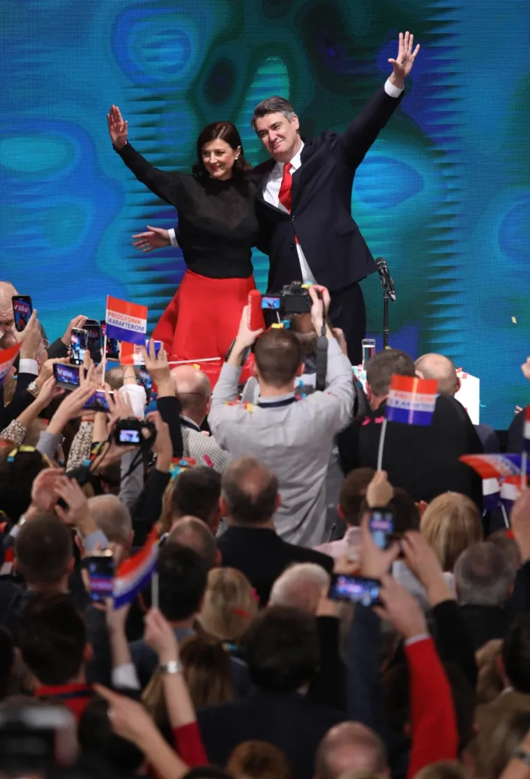 EUFORIJA U STOŽERU ZORANA MILANOVIĆA: Novom predsjedniku pridružila se i samozatajna supruga