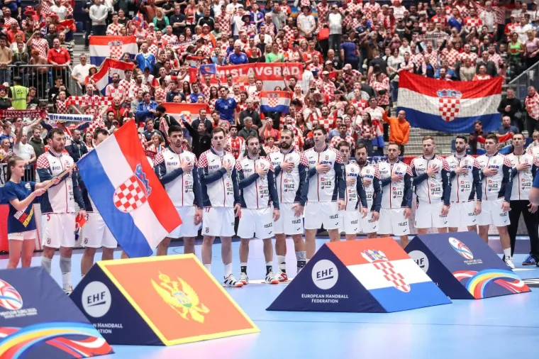 09.01.2020., Stadthalle Graz, Graz - Europsko rukometno prvenstvo, skupina A, 1. kolo, Hrvatska - Crna Gora. 
Photo: Luka Stanzl/PIXSELL