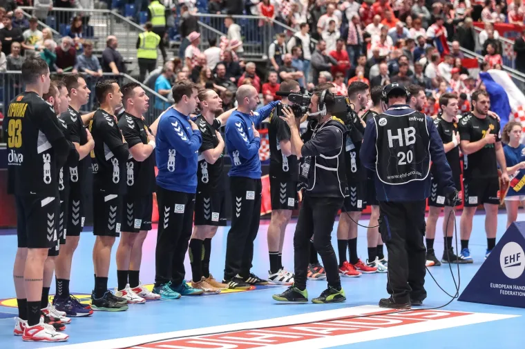 09.01.2020., Stadthalle Graz, Graz - Europsko rukometno prvenstvo, skupina A, 1. kolo, Hrvatska - Crna Gora. 
Photo: Luka Stanzl/PIXSELL