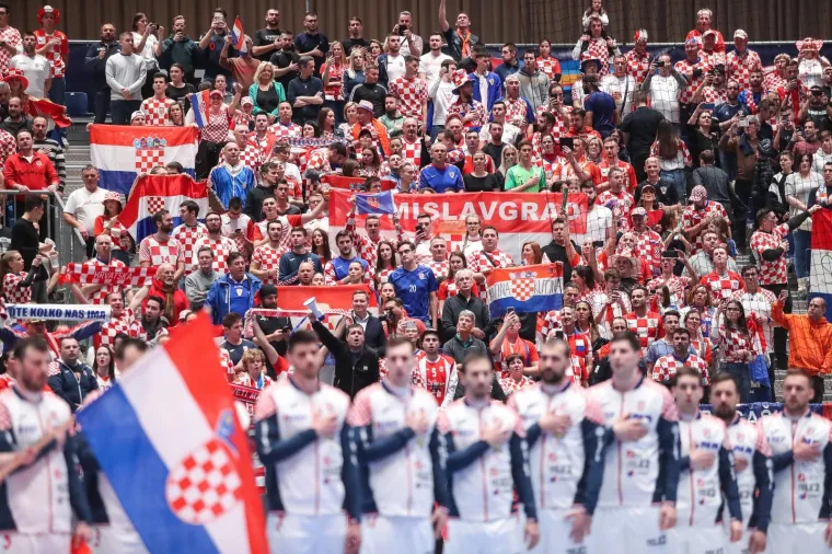 09.01.2020., Stadthalle Graz, Graz - Europsko rukometno prvenstvo, skupina A, 1. kolo, Hrvatska - Crna Gora. 
Photo: Luka Stanzl/PIXSELL