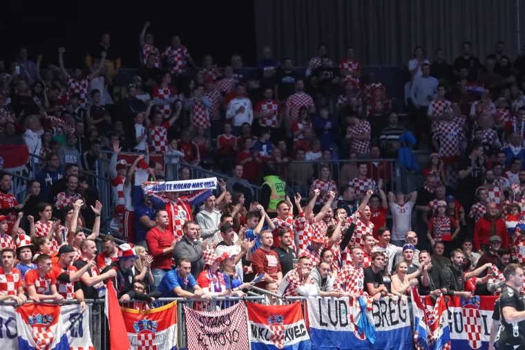 09.01.2020., Stadthalle Graz, Graz - Europsko rukometno prvenstvo, skupina A, 1. kolo, Hrvatska - Crna Gora. 
Photo: Luka Stanzl/PIXSELL