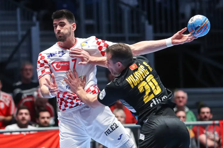 09.01.2020., Stadthalle Graz, Graz - Europsko rukometno prvenstvo, skupina A, 1. kolo, Hrvatska - Crna Gora. Luka Stepancic 
Photo: Luka Stanzl/PIXSELL