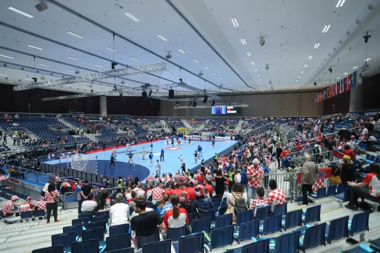 11.01.2020., Stadthalle Graz, Graz - Europsko rukometno prvenstvo, skupina A, 2. kolo, Hrvatska - Bjelorusija. 
Photo: Luka Stanzl/PIXSELL