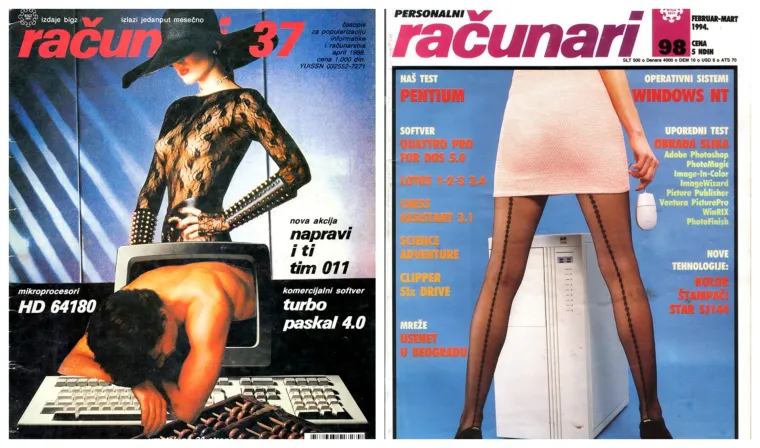 Playboy ili kompjuterski časopis? Ovako su izgledale naslovnice kompjuterskih magazina u biv&scaron;oj Jugi