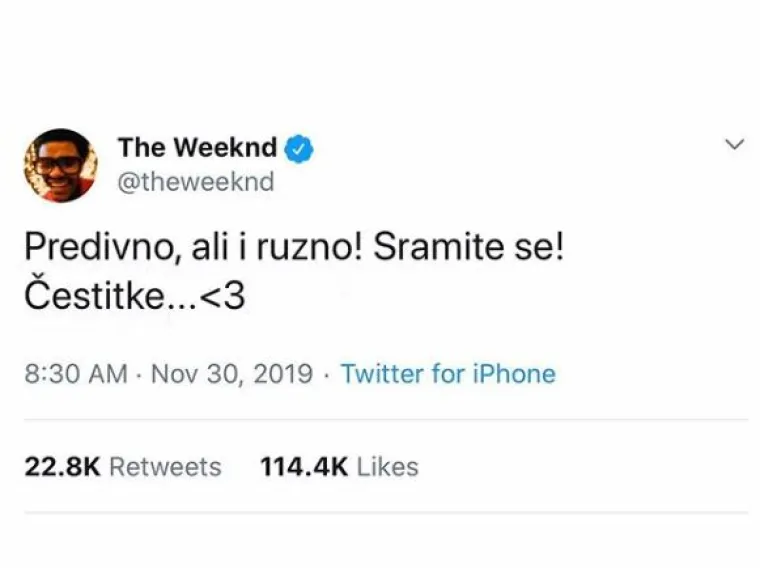 Evo kako bi izgledali tweetovi poznatih da pričaju 'po naški'