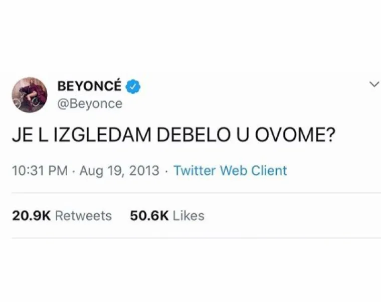 Evo kako bi izgledali tweetovi poznatih da pričaju 'po naški'