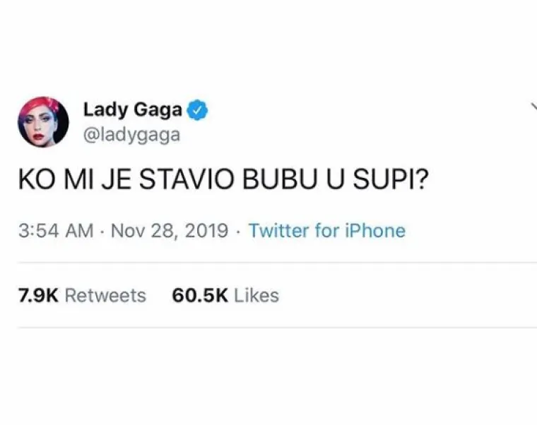 Evo kako bi izgledali tweetovi poznatih da pričaju 'po naški'