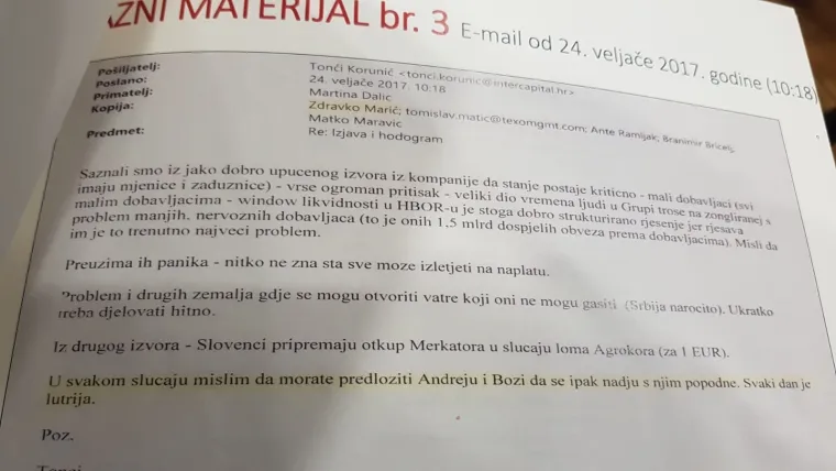 Todorić ispred 'Agrokorova' panoa održao konferenciju za medije: 'Dostavljeni su mi tajni dokumenti...'