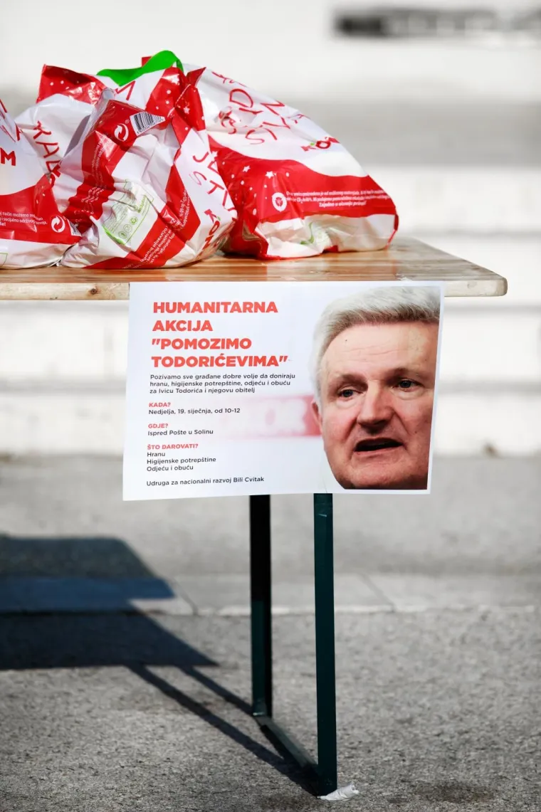 'POMOZIMO TODORIĆIMA': U Splitu prikupljali hranu i higijenske potrep&scaron;tine za 'Gazdu'