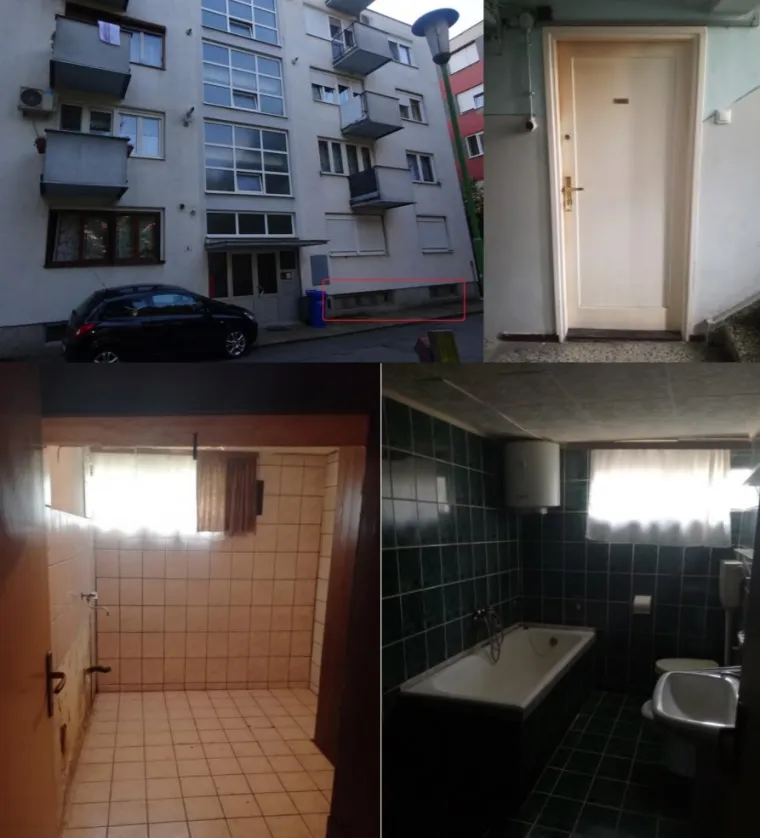 ) Stan u podrumu koji
se sastoji od: dvije sobe, kuhinje, izbe, kupaonice i predsoblja, ukupne površine 60,13 m2, sa
suvlasničkim udjelom koji je jednako velik kao i ostali suvlasnički dijelovi. Početna cijena mu je 127.000 kuna.