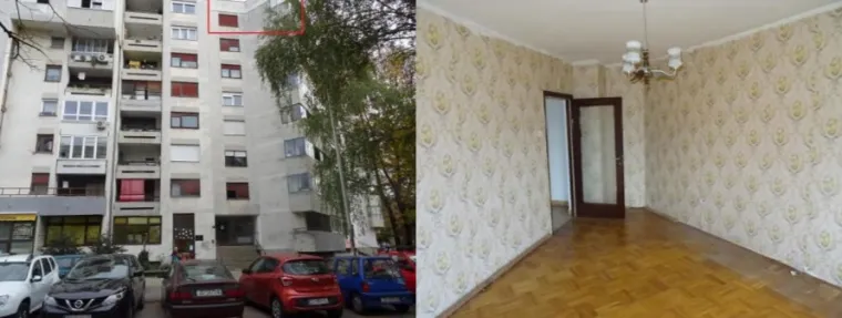 Stan na 7. katu, koji se sastoji od sobe, kuhinje, blagovaonice, kupaonice, hodnika, lođe i balkona,
površine 34,93 m2, Ulica sv. Mateja 55, koji je neodvojivo povezan sa odgovarajućim
suvlasničkim dijelom cijele nekretnine koji je jednako velik kao i ostali suvlasnički dijelovi. Početna cijena mu je 338.000 kuna.