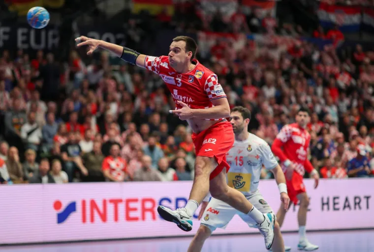 22.01.2020., Wiener Stadthalle, Bec, Austrija - Europsko rukometno prvenstvo, skupina 1, 4. kolo, Hrvatska - Spanjolska. Marino Maric Photo: Slavko Midzor/PIXSELL