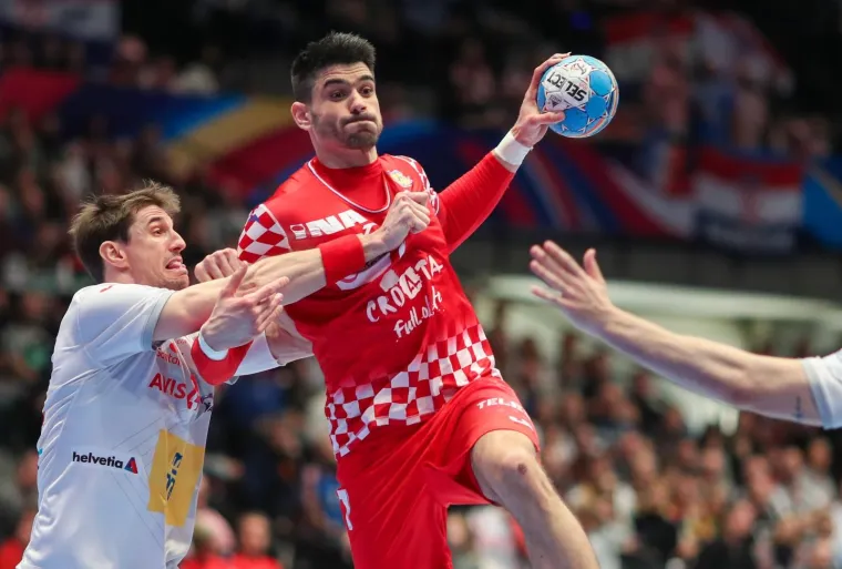 22.01.2020., Wiener Stadthalle, Bec, Austrija - Europsko rukometno prvenstvo, skupina 1, 4. kolo, Hrvatska - Spanjolska. Luka Stepancic Photo: Slavko Midzor/PIXSELL