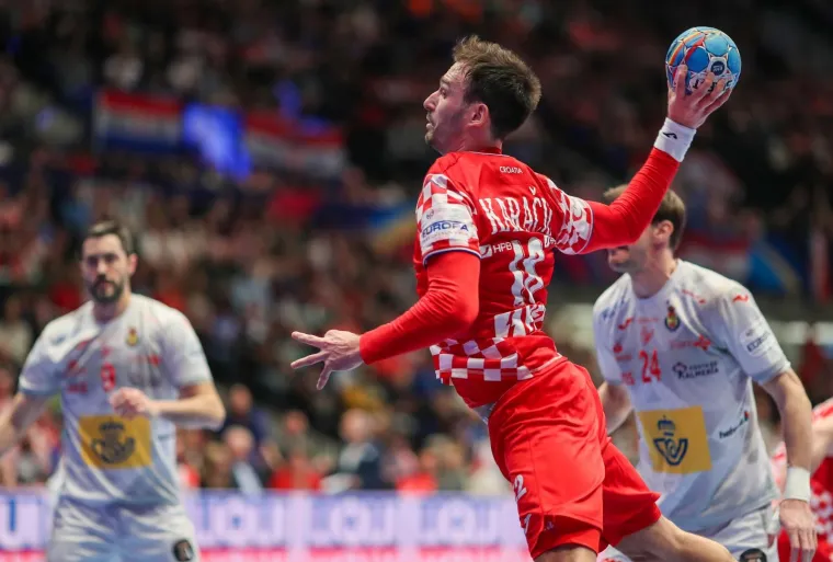 22.01.2020., Wiener Stadthalle, Bec, Austrija - Europsko rukometno prvenstvo, skupina 1, 4. kolo, Hrvatska - Spanjolska. Igor Karacic Photo: Slavko Midzor/PIXSELL