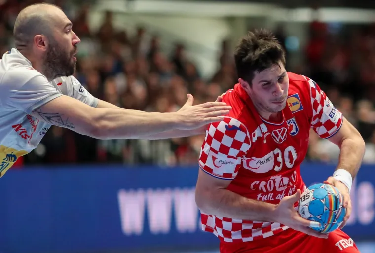 22.01.2020., Wiener Stadthalle, Bec, Austrija - Europsko rukometno prvenstvo, skupina 1, 4. kolo, Hrvatska - Spanjolska. Marko Mamic Photo: Slavko Midzor/PIXSELL