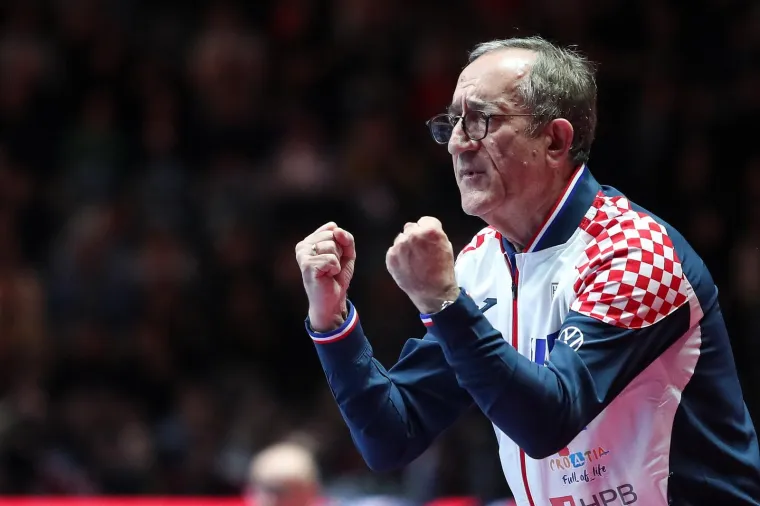26.01.2020., Tele 2 Arena, Stockholm - Europsko rukometno prvenstvo, finale, Spanjolska - Hrvatska. 
Izbornik Hrvatske Rukometne Reprezentacije Lino Cervar. 
Photo: Luka Stanzl/PIXSELL