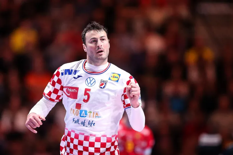 26.01.2020., Tele 2 Arena, Stockholm - Europsko rukometno prvenstvo, finale, Spanjolska - Hrvatska. 
Navijaci. Domagoj Duvnjak. 
Photo: Luka Stanzl/PIXSELL