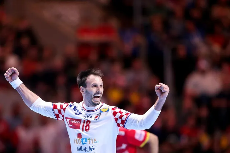 26.01.2020., Tele 2 Arena, Stockholm - Europsko rukometno prvenstvo, finale, Spanjolska - Hrvatska. 
Navijaci. Igor Karacic. 
Photo: Luka Stanzl/PIXSELL