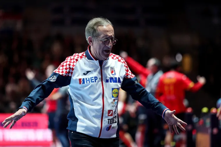 26.01.2020., Tele 2 Arena, Stockholm - Europsko rukometno prvenstvo, finale, Spanjolska - Hrvatska. 
Izbornik Hrvatske Rukometne Reprezentacije Lino Cervar. 
Photo: Luka Stanzl/PIXSELL