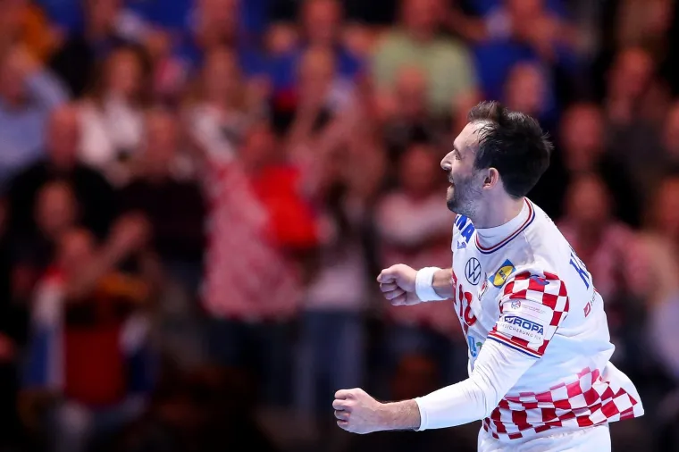 26.01.2020., Tele 2 Arena, Stockholm - Europsko rukometno prvenstvo, finale, Spanjolska - Hrvatska. 
Navijaci. Igor Karacic. 
Photo: Luka Stanzl/PIXSELL