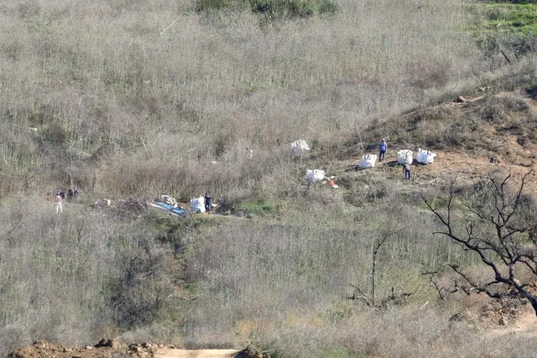 [FOTO] STRAVA I UŽAS: Mjesto pada Kobeovog helikoptera krije mračnu tajnu; Otkriven novi detalj koji ledi krv u žilama