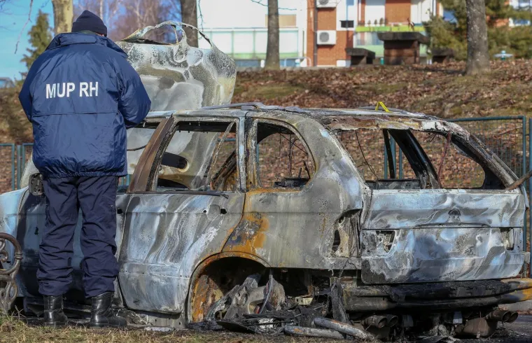 Eksplozija u Zagrebu: Pogledajte kako izgleda automobil koji je izgorio na Svetom duhu