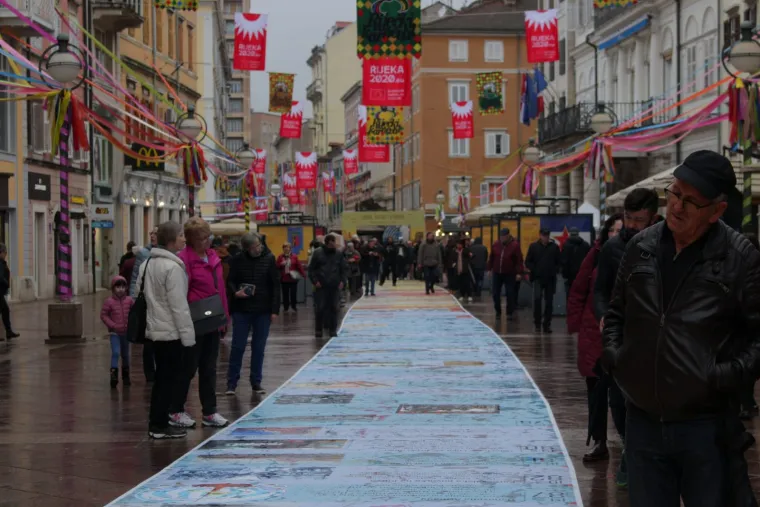 Godina Europske prijestolnice kulture: Riječani stazom dugom 232 metra krenuli iz pro&scaron;losti u budućnost