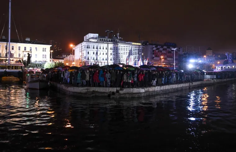 SVEČANO OTVORENJE RIJEKA 2020 - EUROPSKA PRIJESTOLNICA KULTURE: Kiša nije omela veličanstven ugođaj